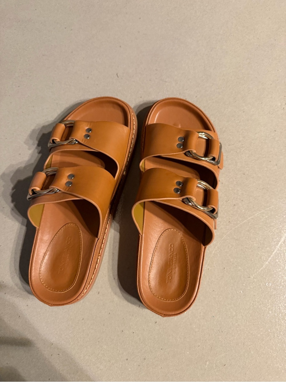 Tony Bianco Hunter Tan Como Sandals 38
